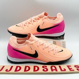 Nike Phantom GX 2 Pro Turf Soccer Crimson Pink FJ2583-800 Men's Sz 7 Wmn Sz 8.5